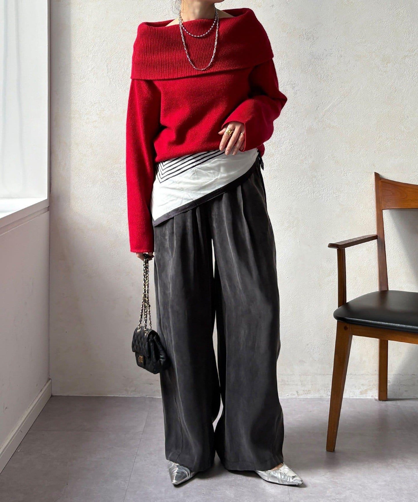 【DouDou】纖維寬鬆休閒褲