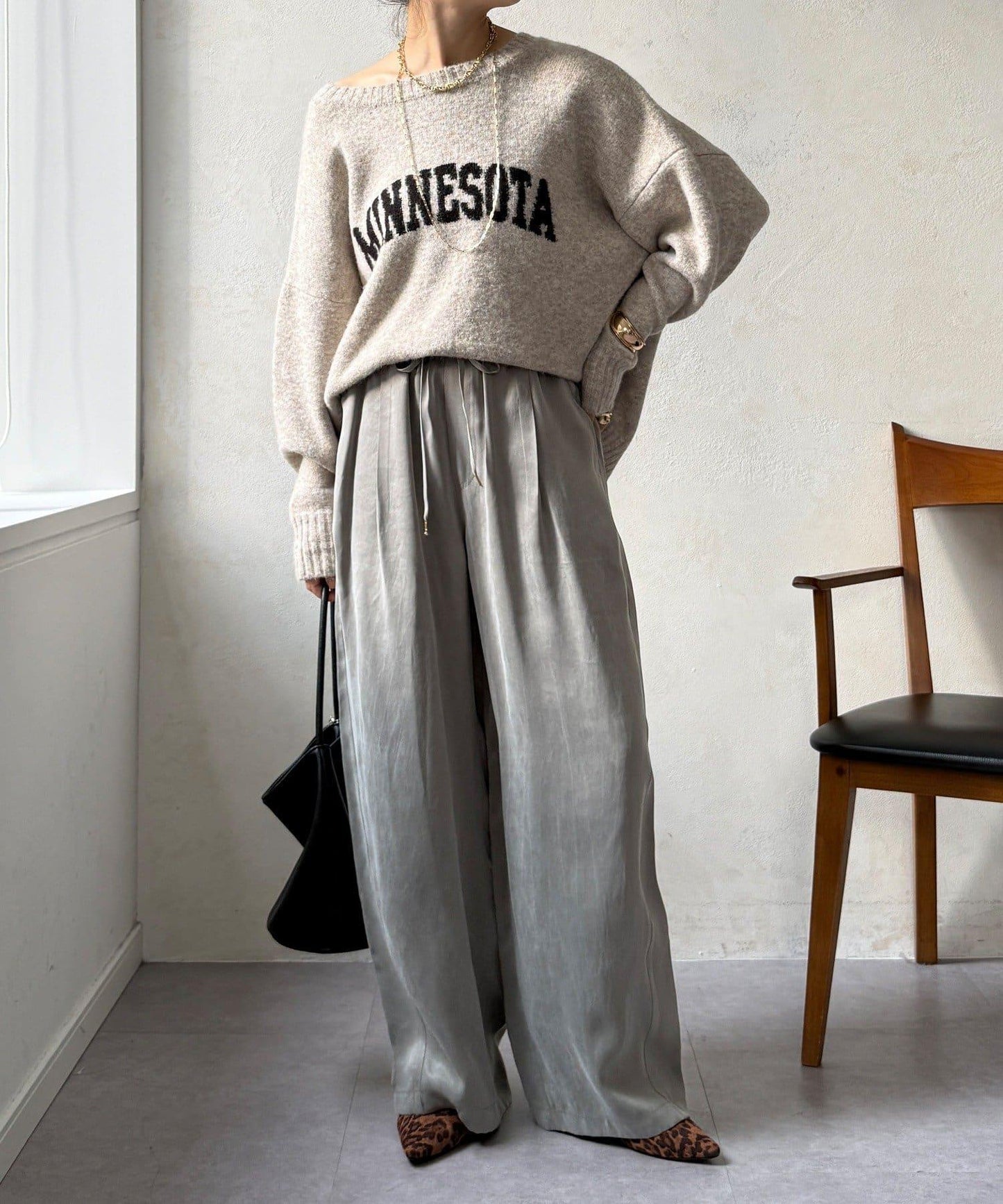 【DouDou】纖維寬鬆休閒褲