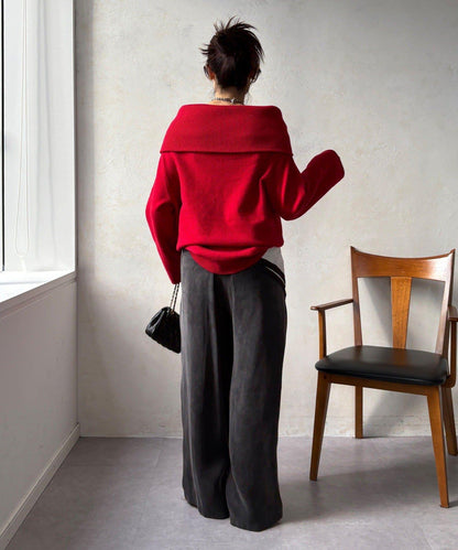 【DouDou】纖維寬鬆休閒褲