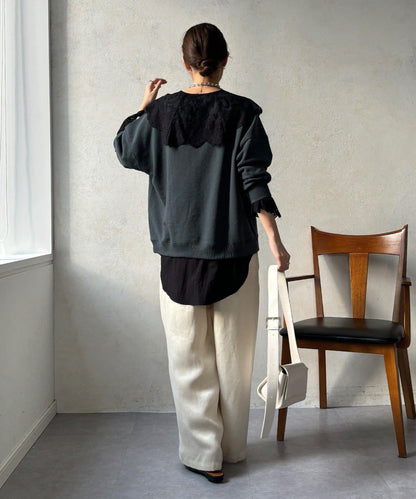 【DouDou】纖維寬鬆休閒褲