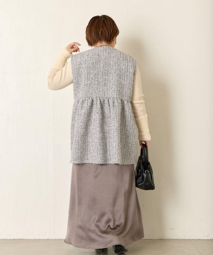 【さわゆい企畫】粗花呢荷葉邊馬甲