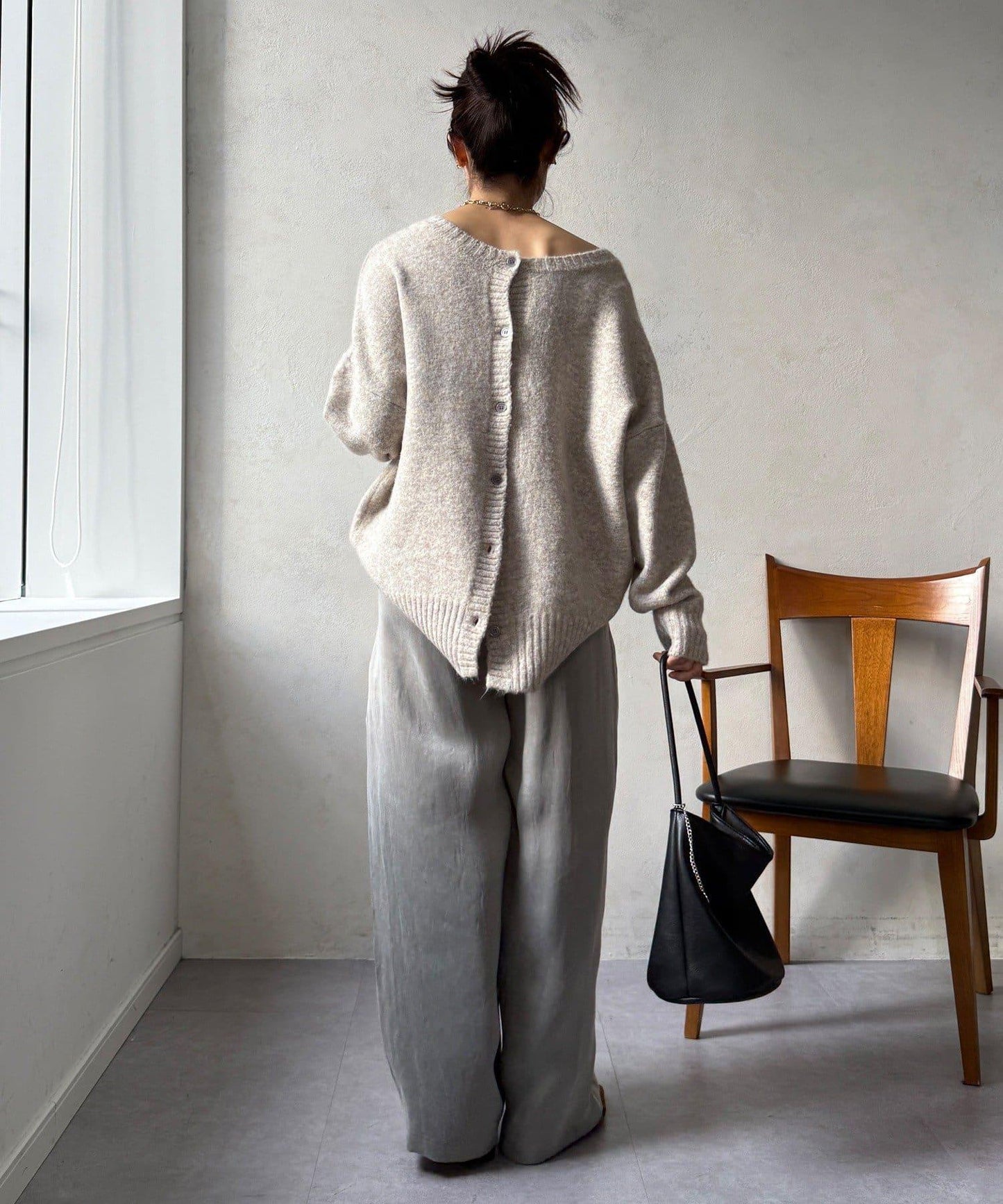 【DouDou】纖維寬鬆休閒褲