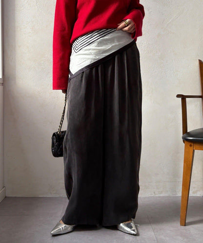 【DouDou】纖維寬鬆休閒褲