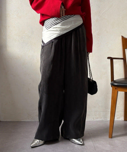 【DouDou】纖維寬鬆休閒褲