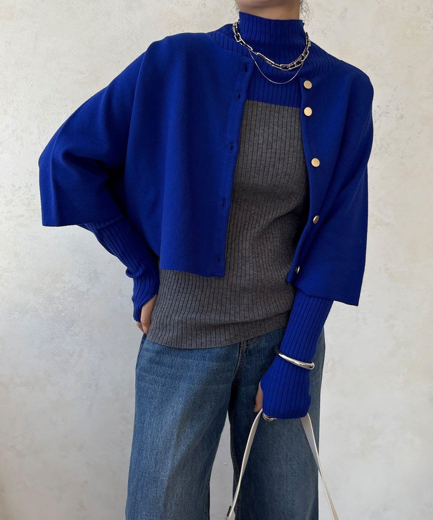 披肩套裝針織衫