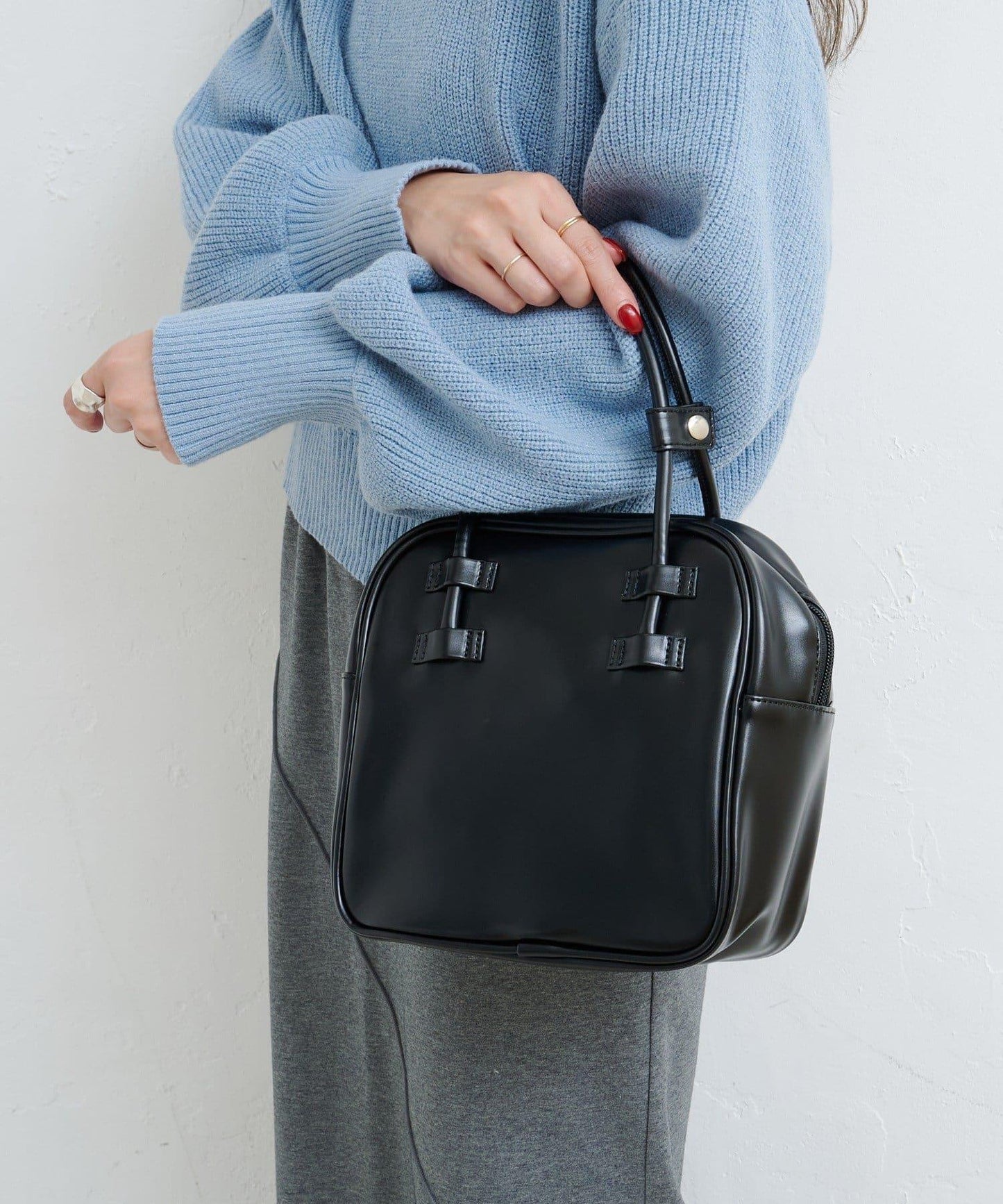 【Kastane】B方形基礎手提包