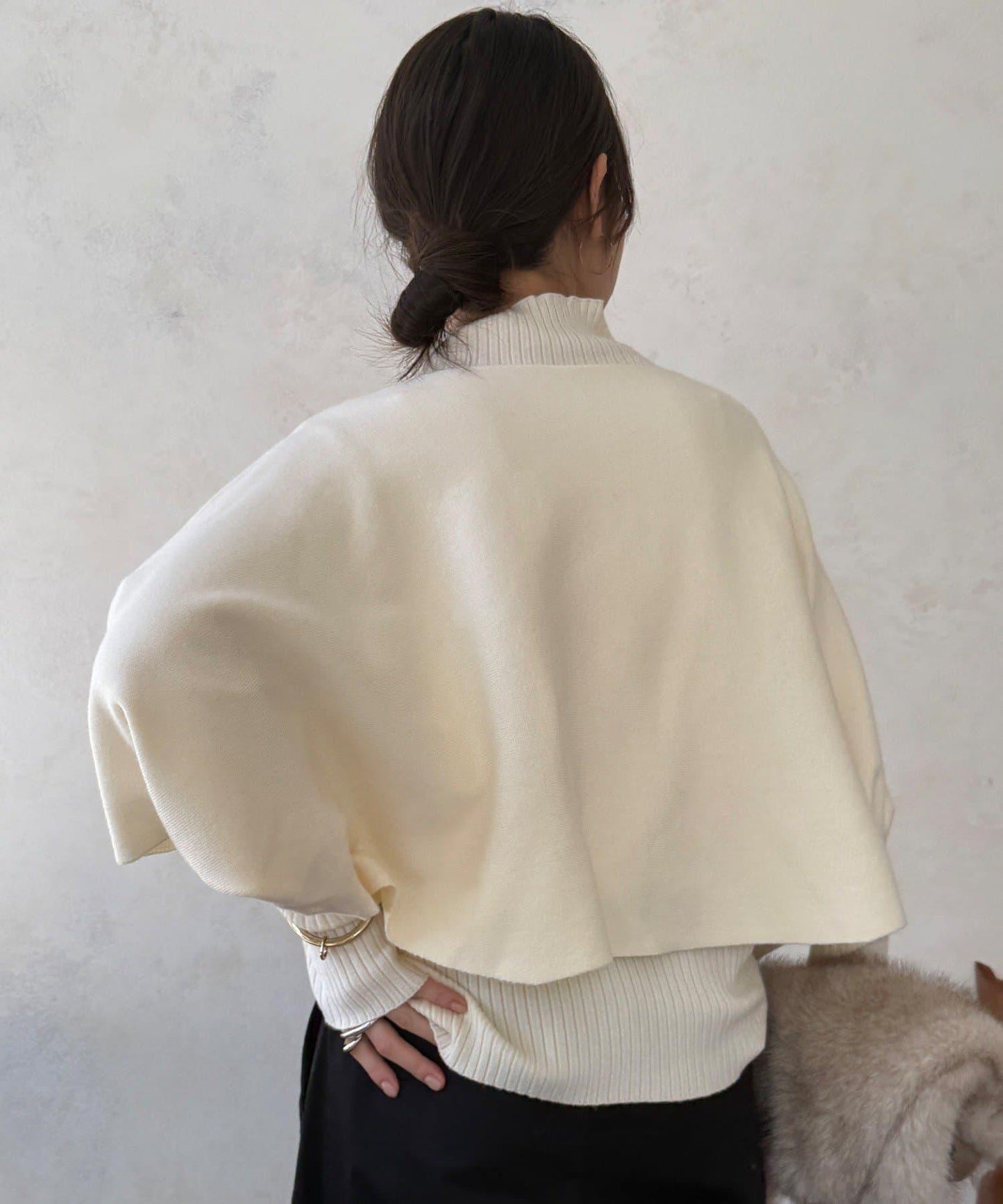 披肩套裝針織衫