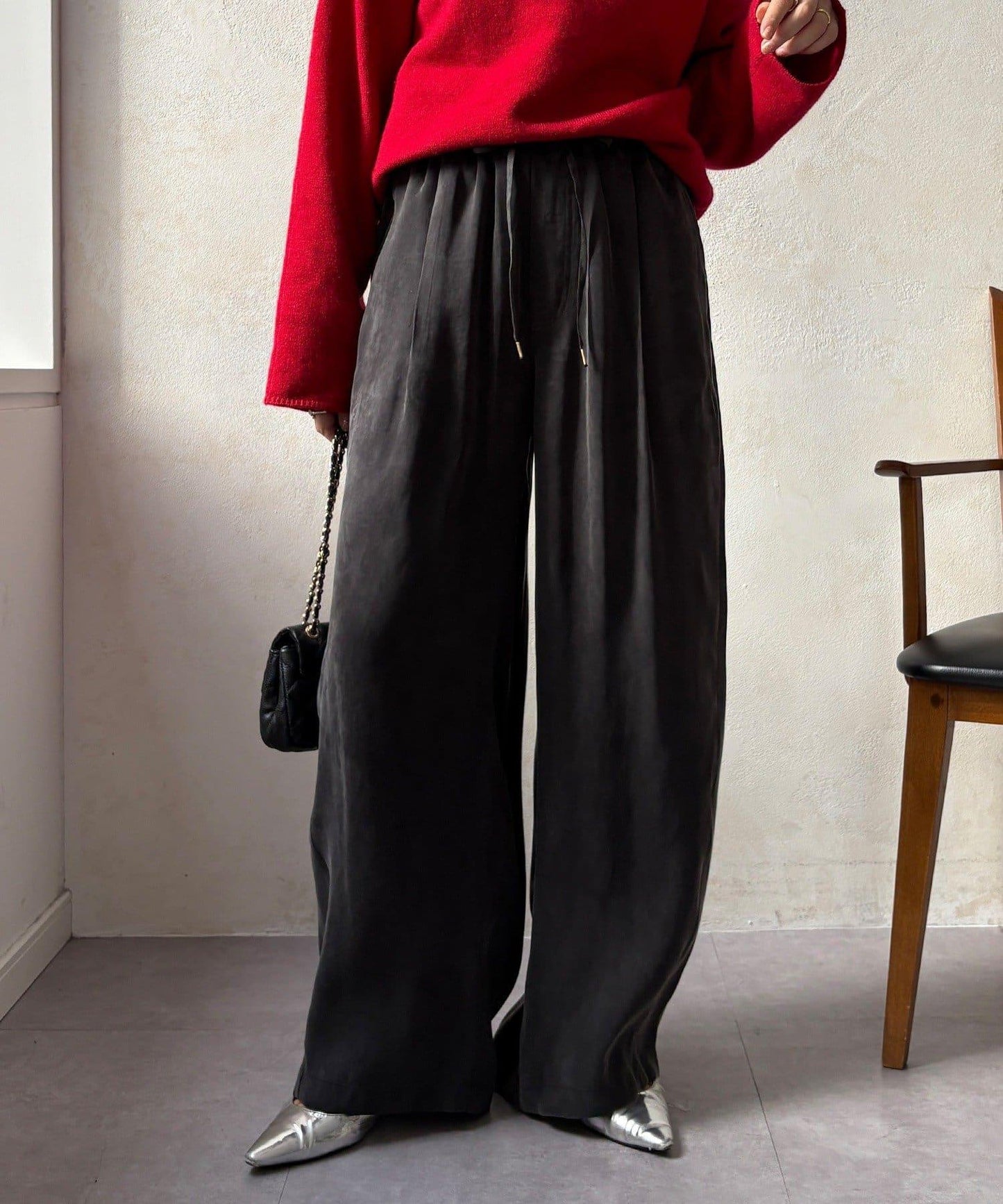 【DouDou】纖維寬鬆休閒褲