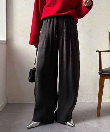 【DouDou】纖維寬鬆休閒褲