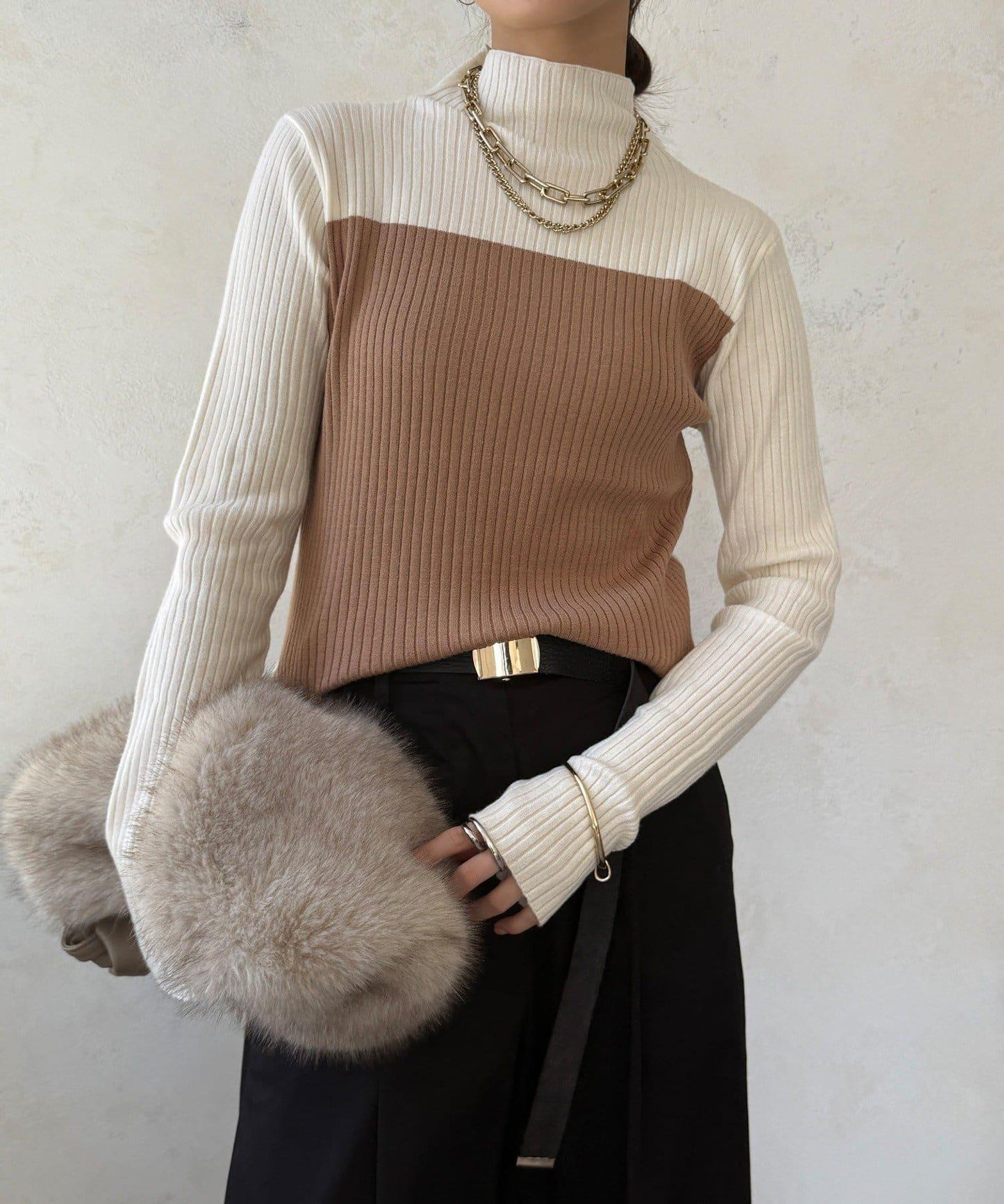 披肩套裝針織衫