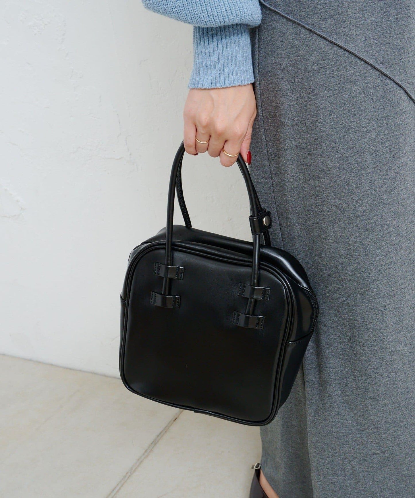 【Kastane】B方形基礎手提包