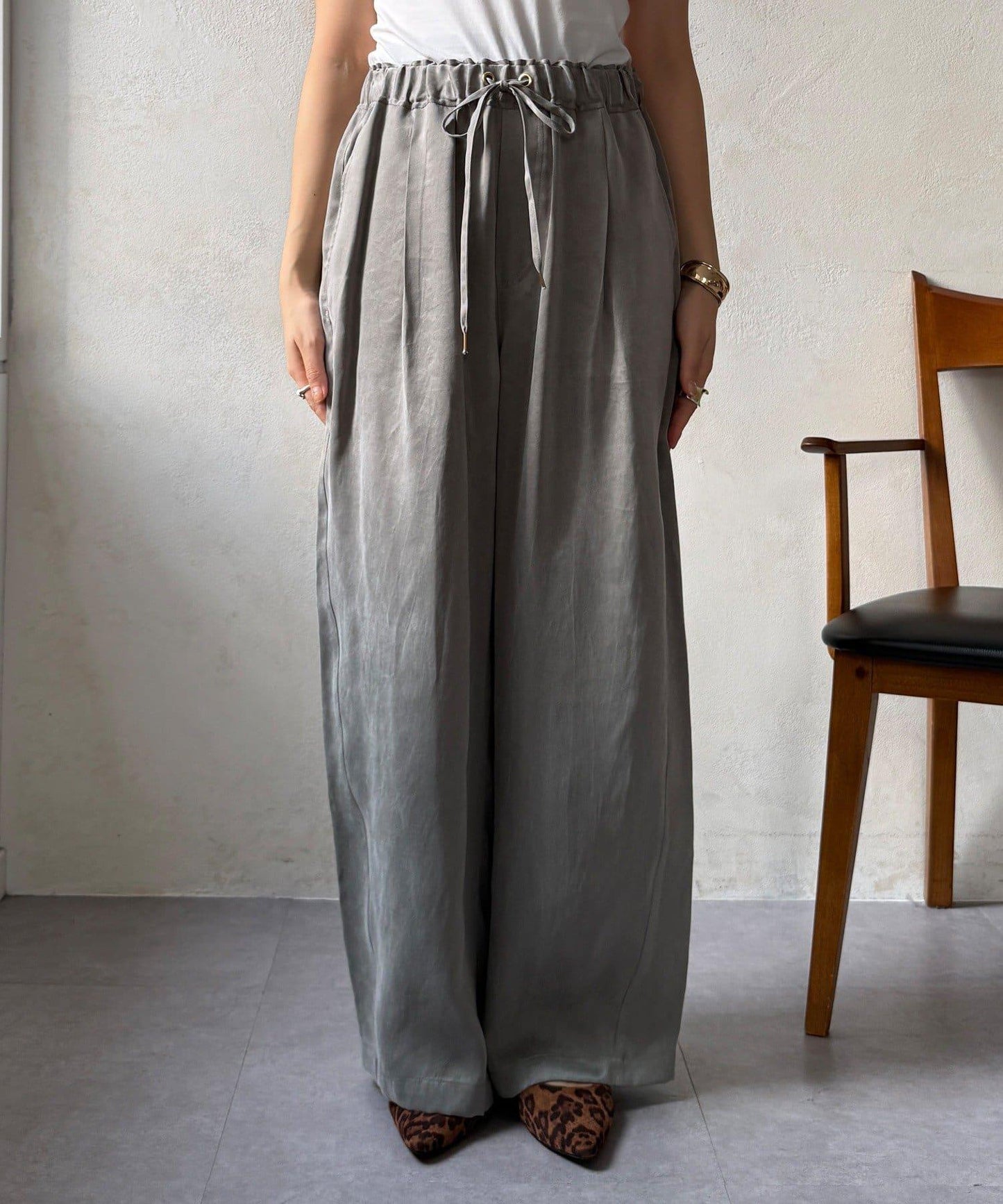 【DouDou】纖維寬鬆休閒褲