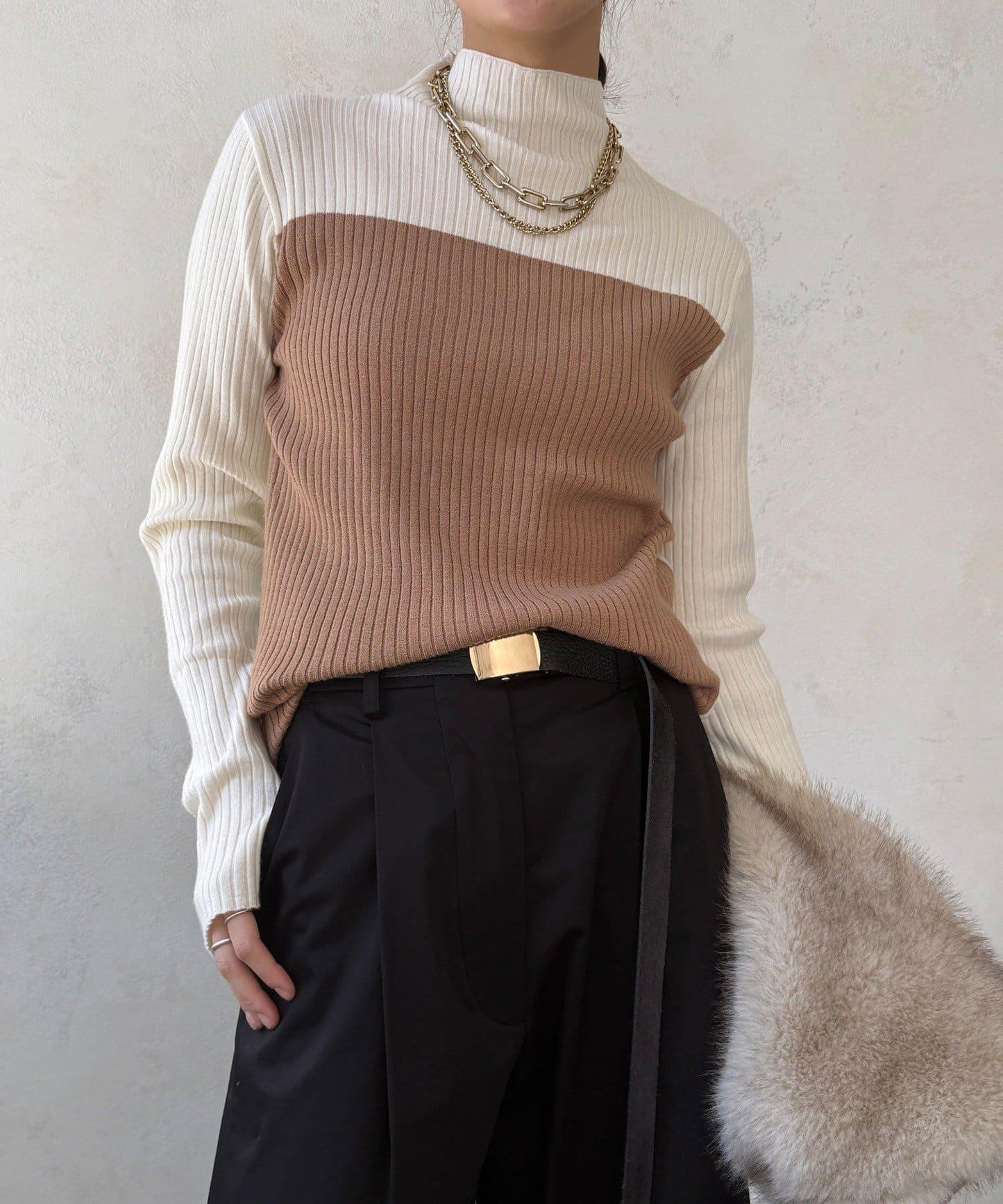 披肩套裝針織衫