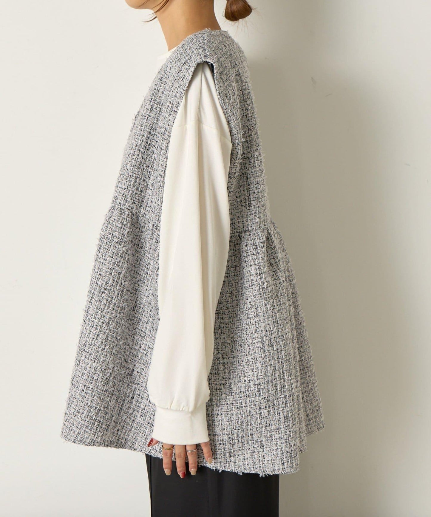 【さわゆい企畫】粗花呢荷葉邊馬甲