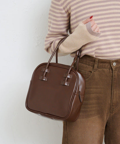 【Kastane】B方形基礎手提包