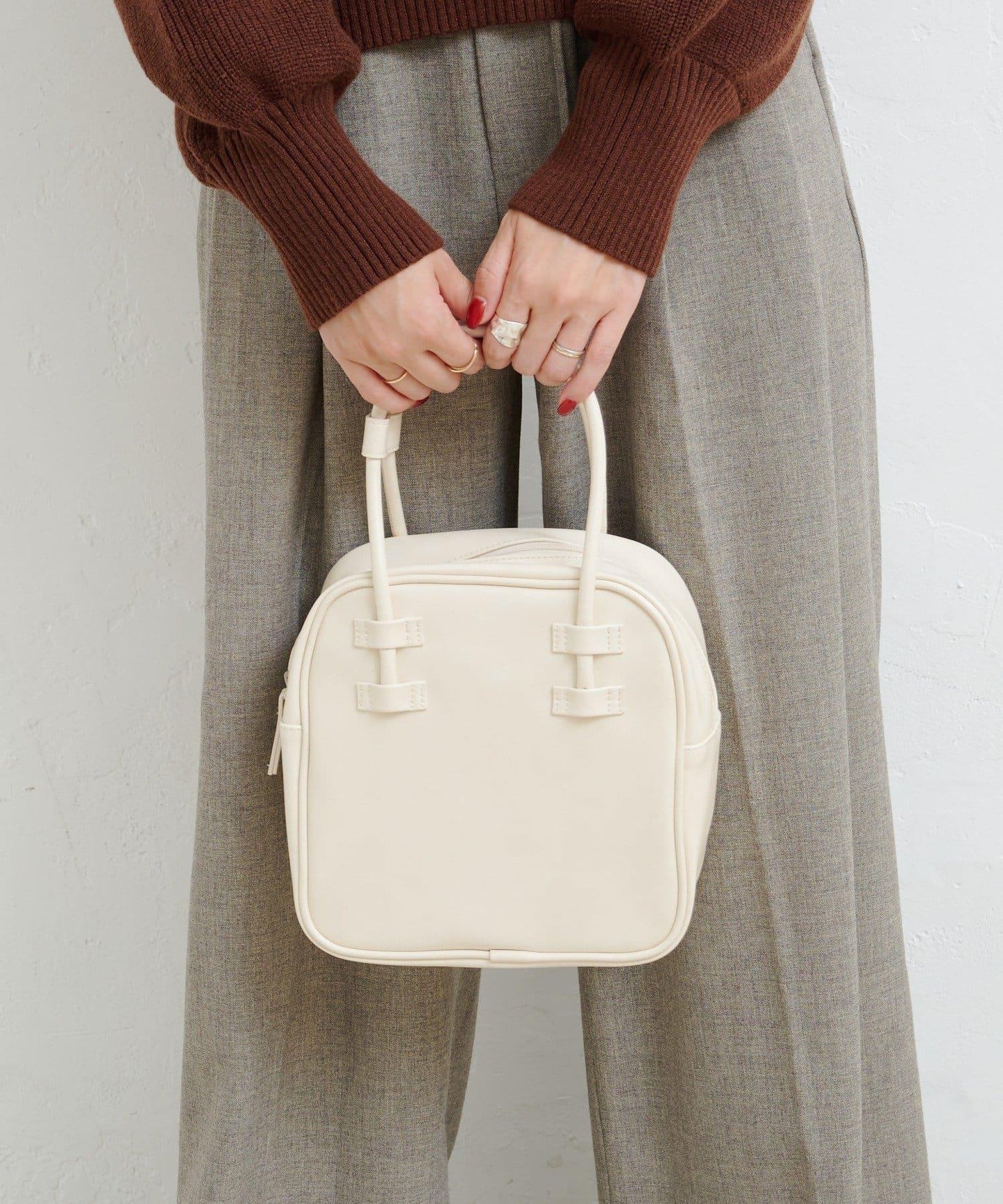 【Kastane】B方形基礎手提包