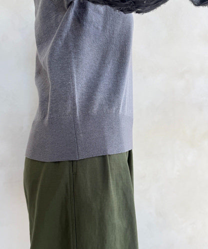 拼接帶刺繡套頭衫