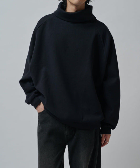 插肩袖高領針織衫