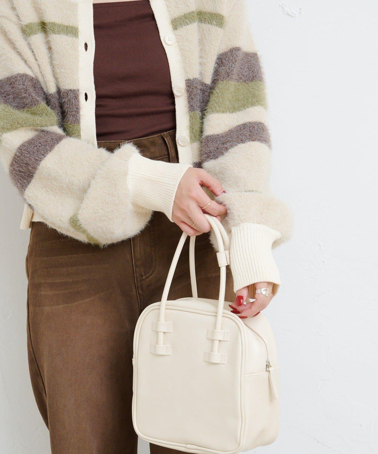 【Kastane】B方形基礎手提包