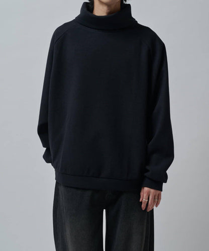 插肩袖高領針織衫