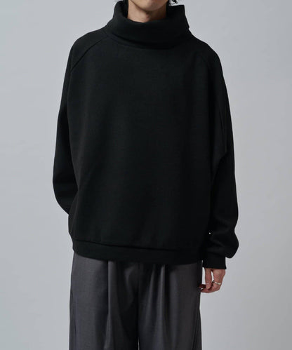 插肩袖高領針織衫