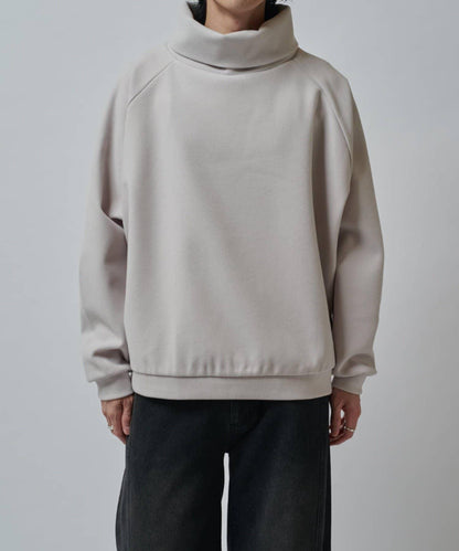 插肩袖高領針織衫