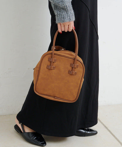 【Kastane】B方形基礎手提包