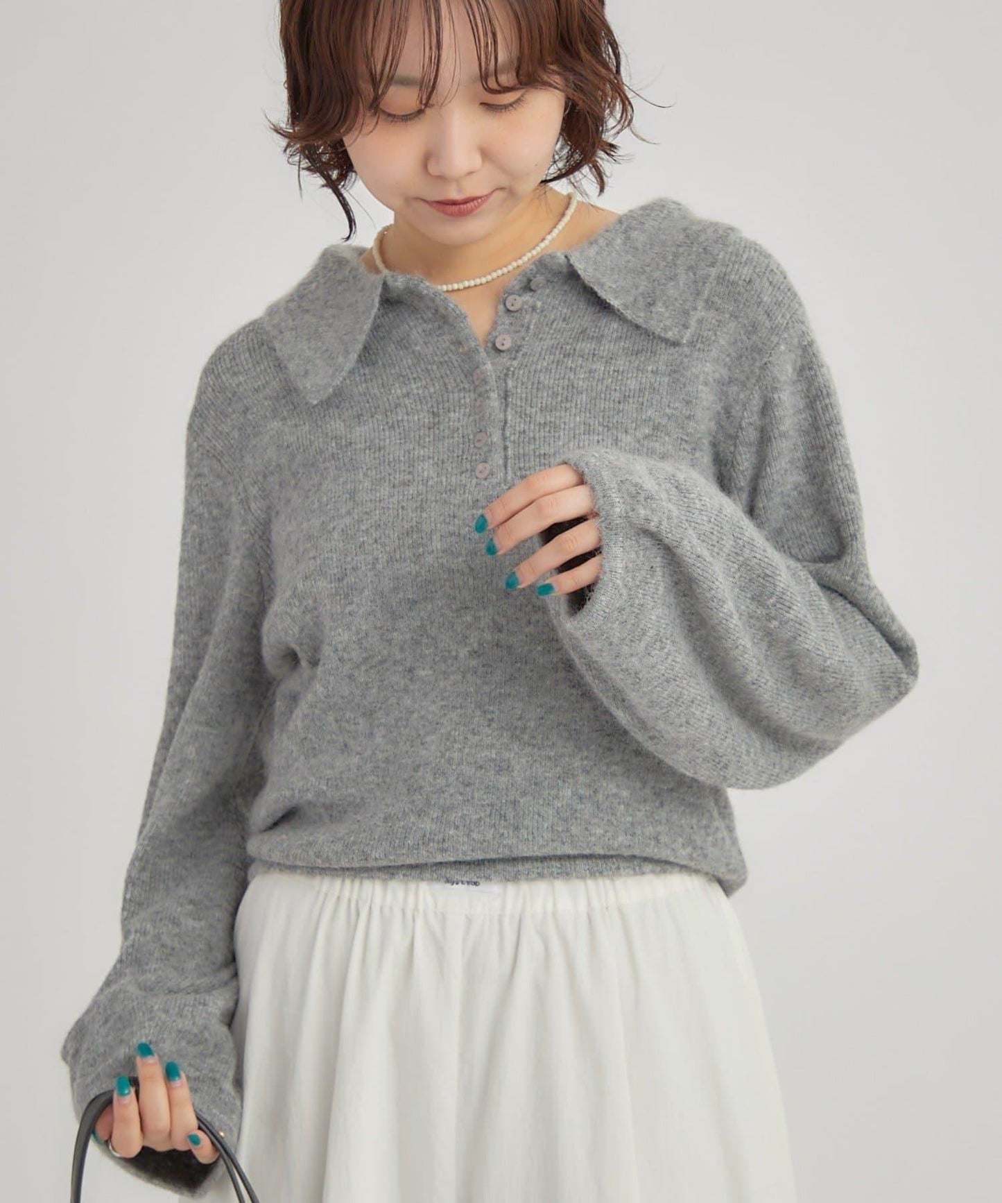 帶領長袖針織衫