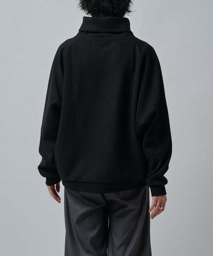 插肩袖高領針織衫