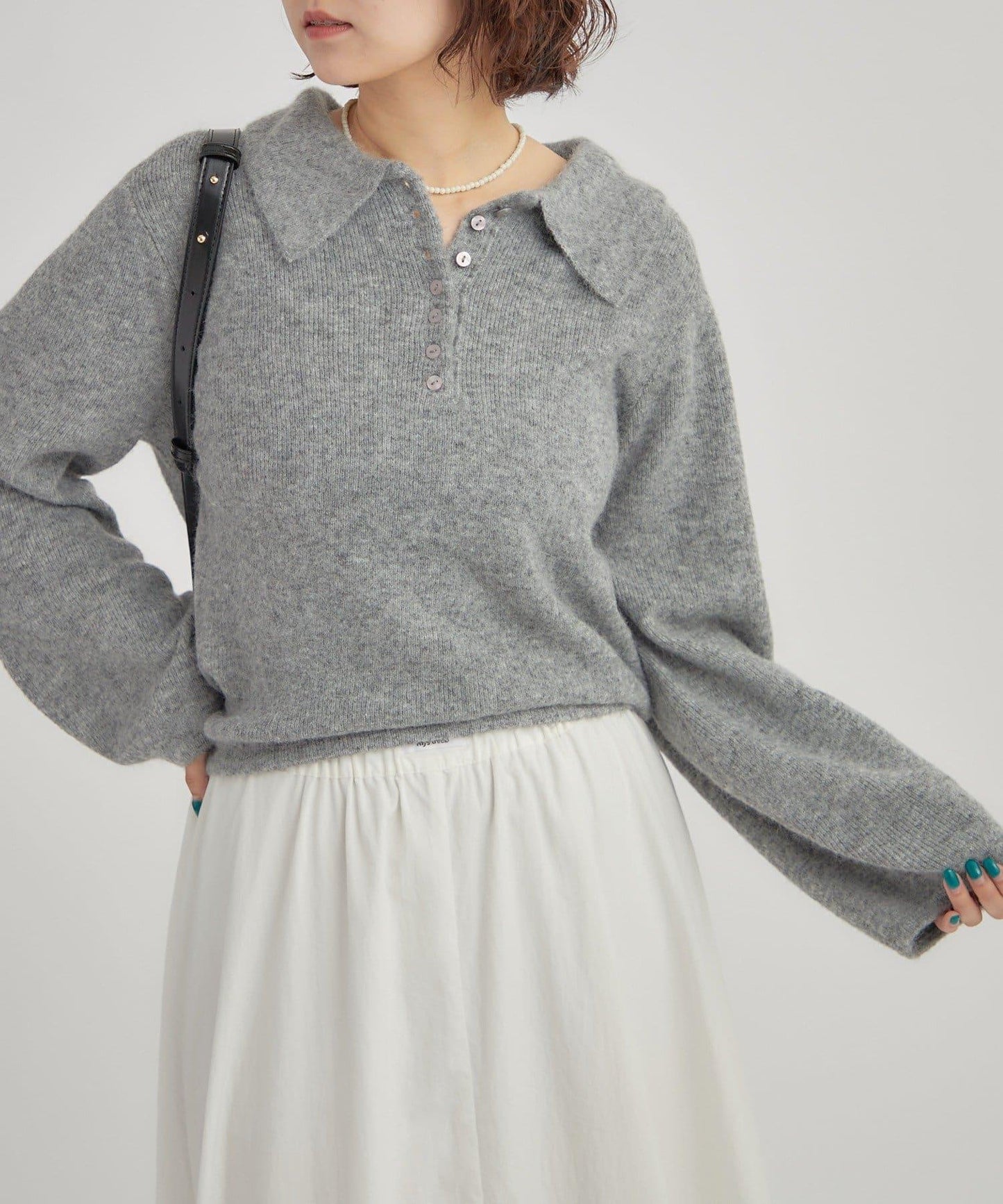 帶領長袖針織衫