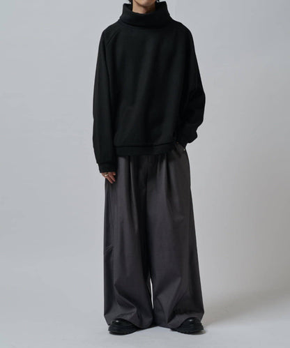 插肩袖高領針織衫