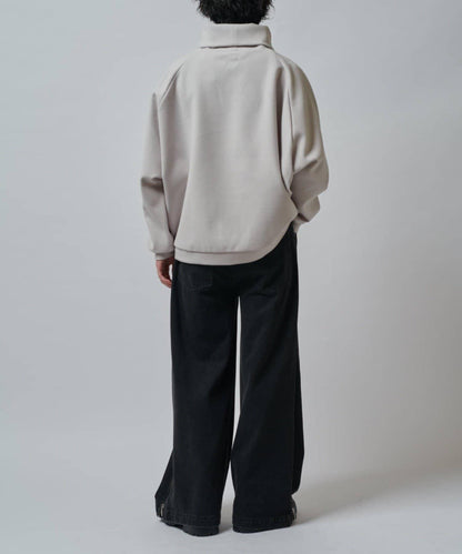 插肩袖高領針織衫