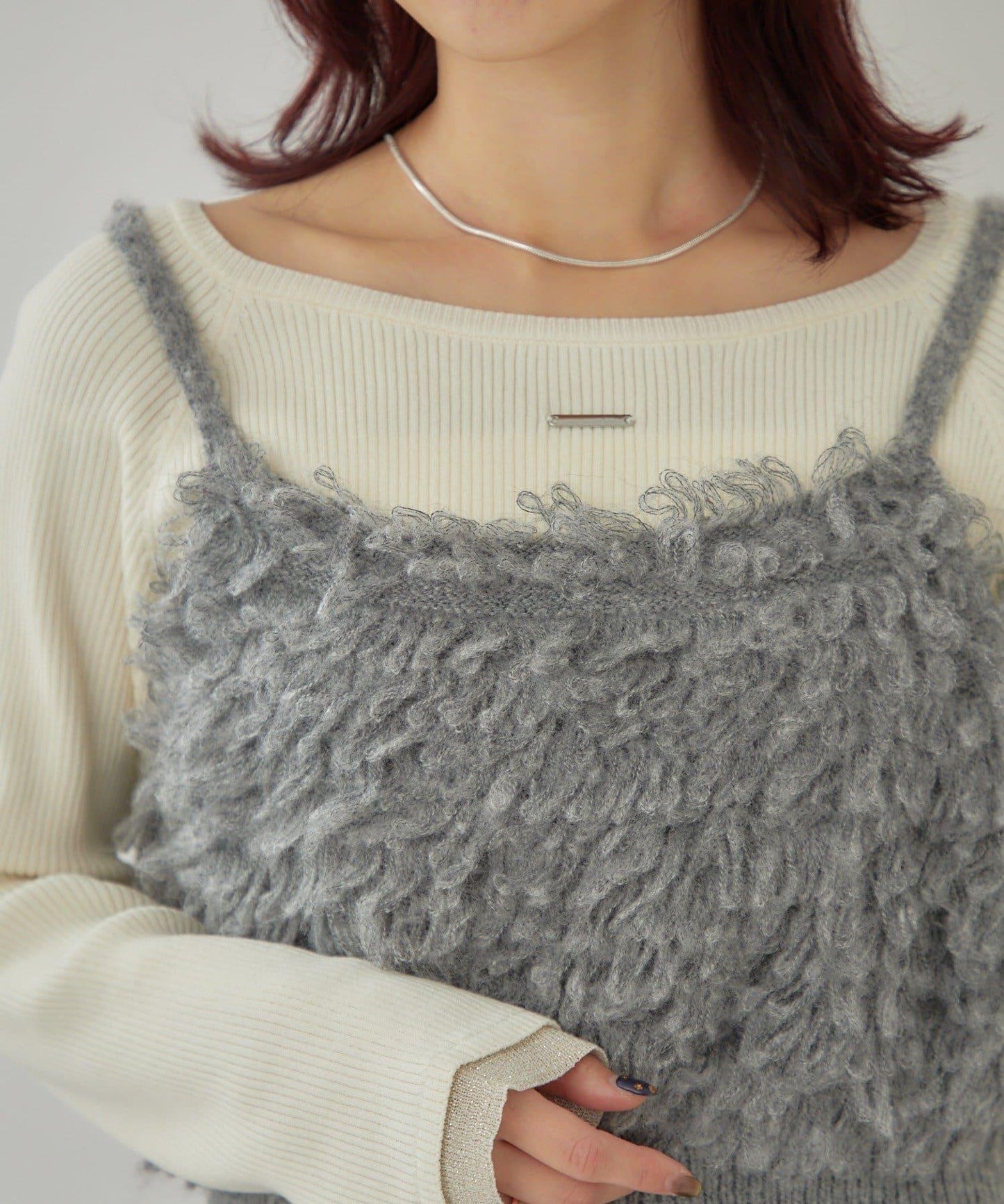 2WAY針織吊帶背心