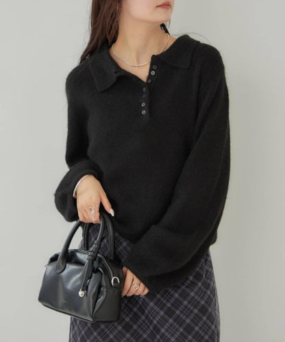 帶領長袖針織衫