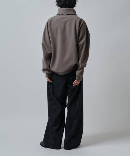 插肩袖高領針織衫