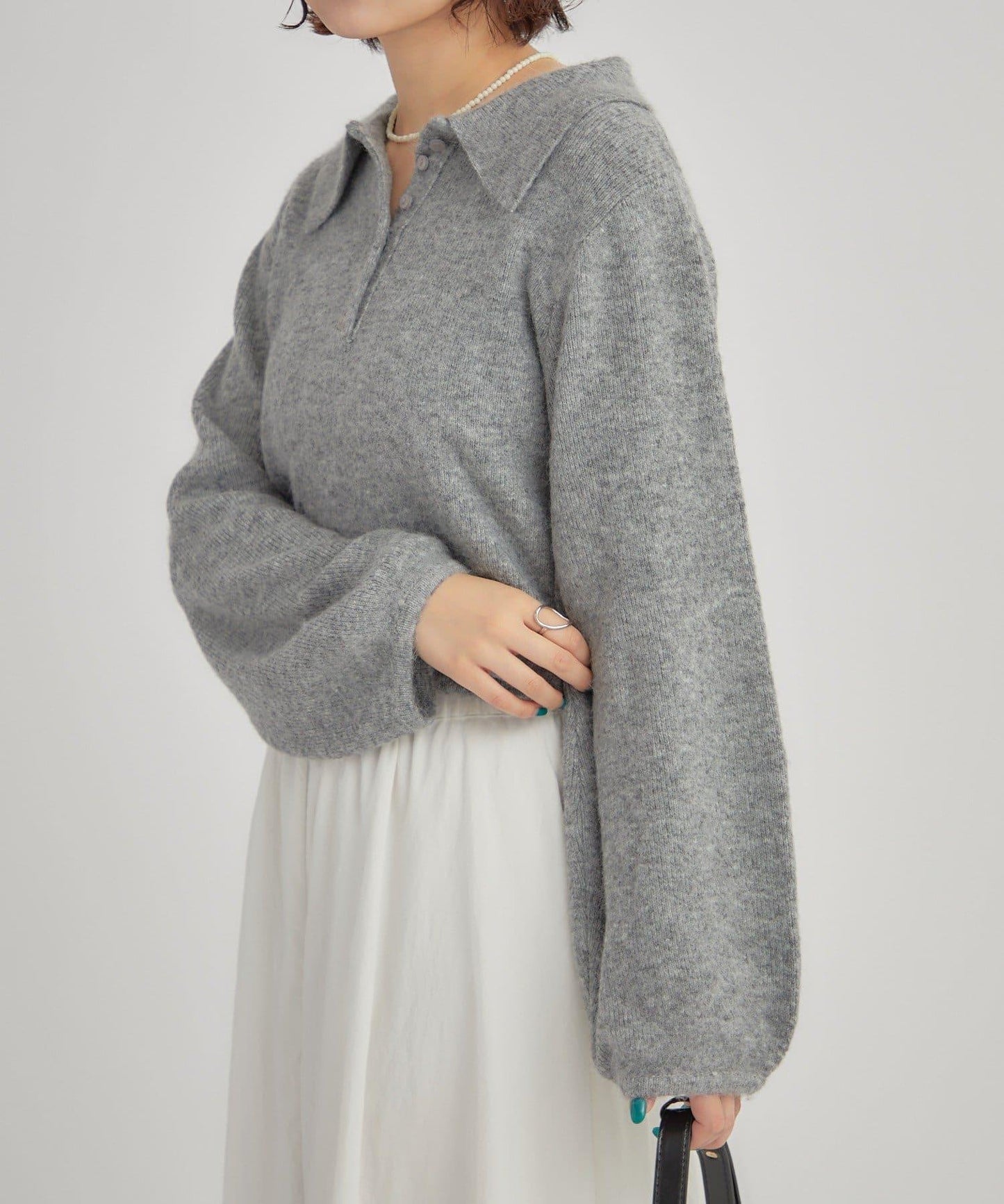 帶領長袖針織衫