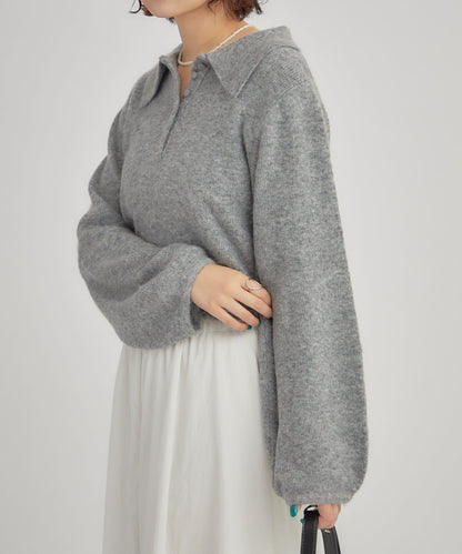 帶領長袖針織衫