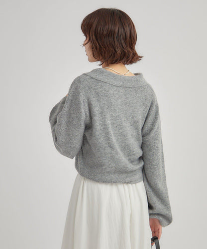 帶領長袖針織衫