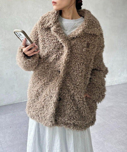 【U.S. POLO ASSN. 】仿毛外套