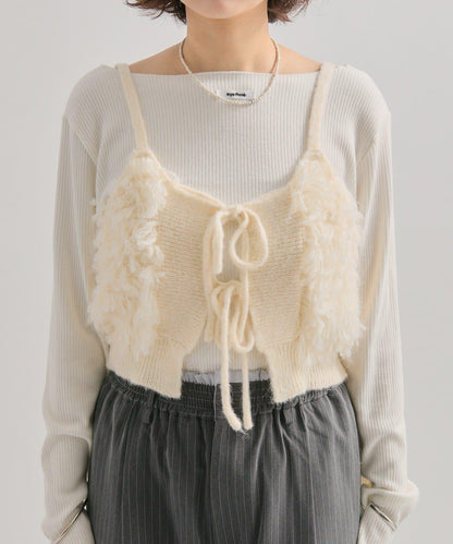 2WAY針織吊帶背心