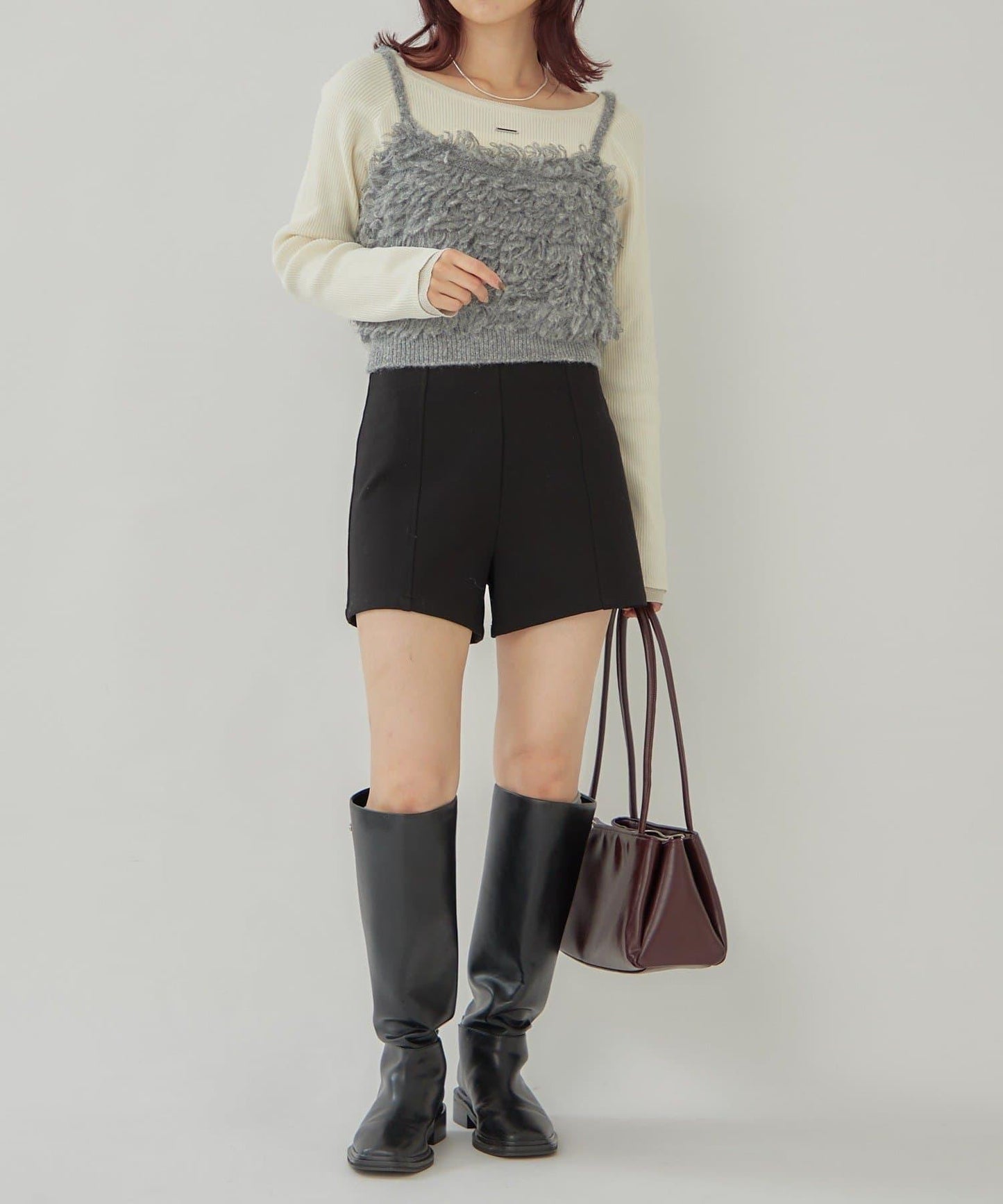 2WAY針織吊帶背心