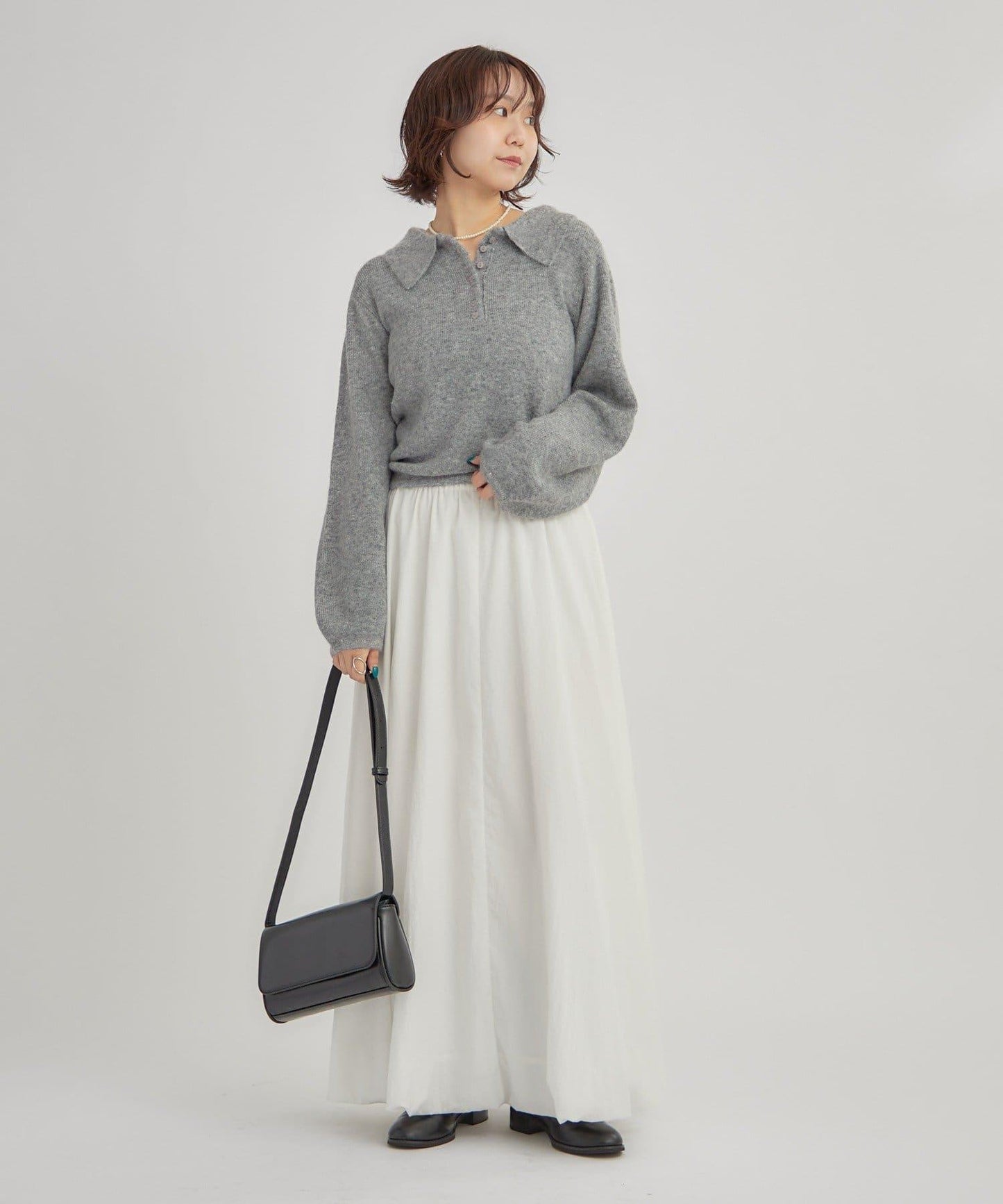 帶領長袖針織衫