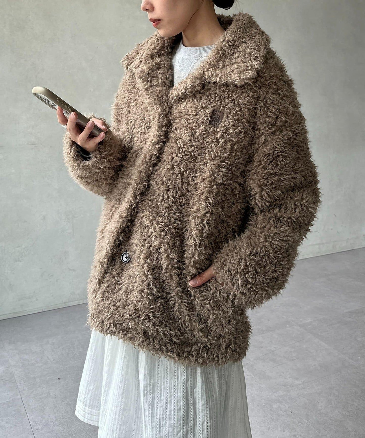 【U.S. POLO ASSN. 】仿毛外套