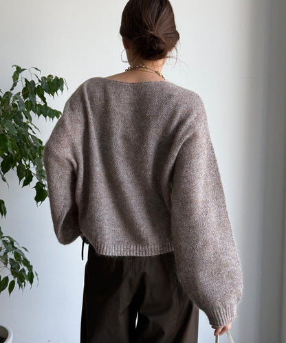 馬海毛混紡套頭衫