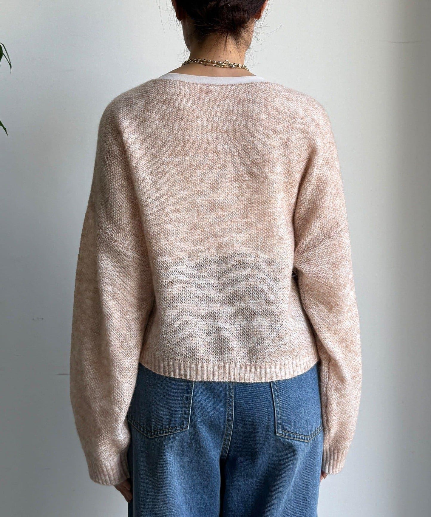 馬海毛混紡套頭衫