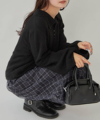 帶領長袖針織衫