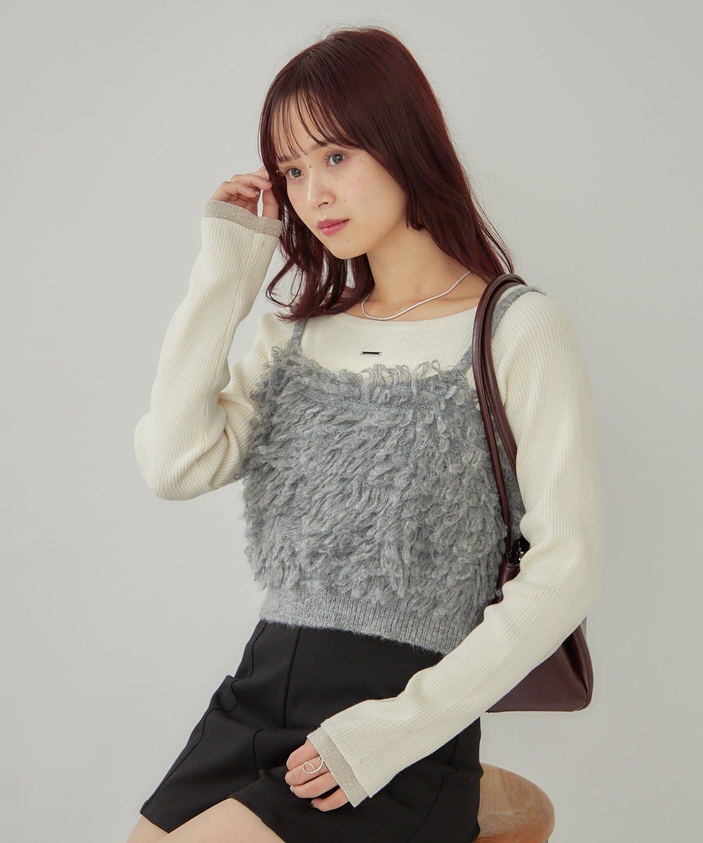 2WAY針織吊帶背心