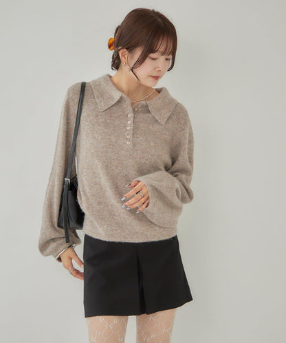 帶領長袖針織衫