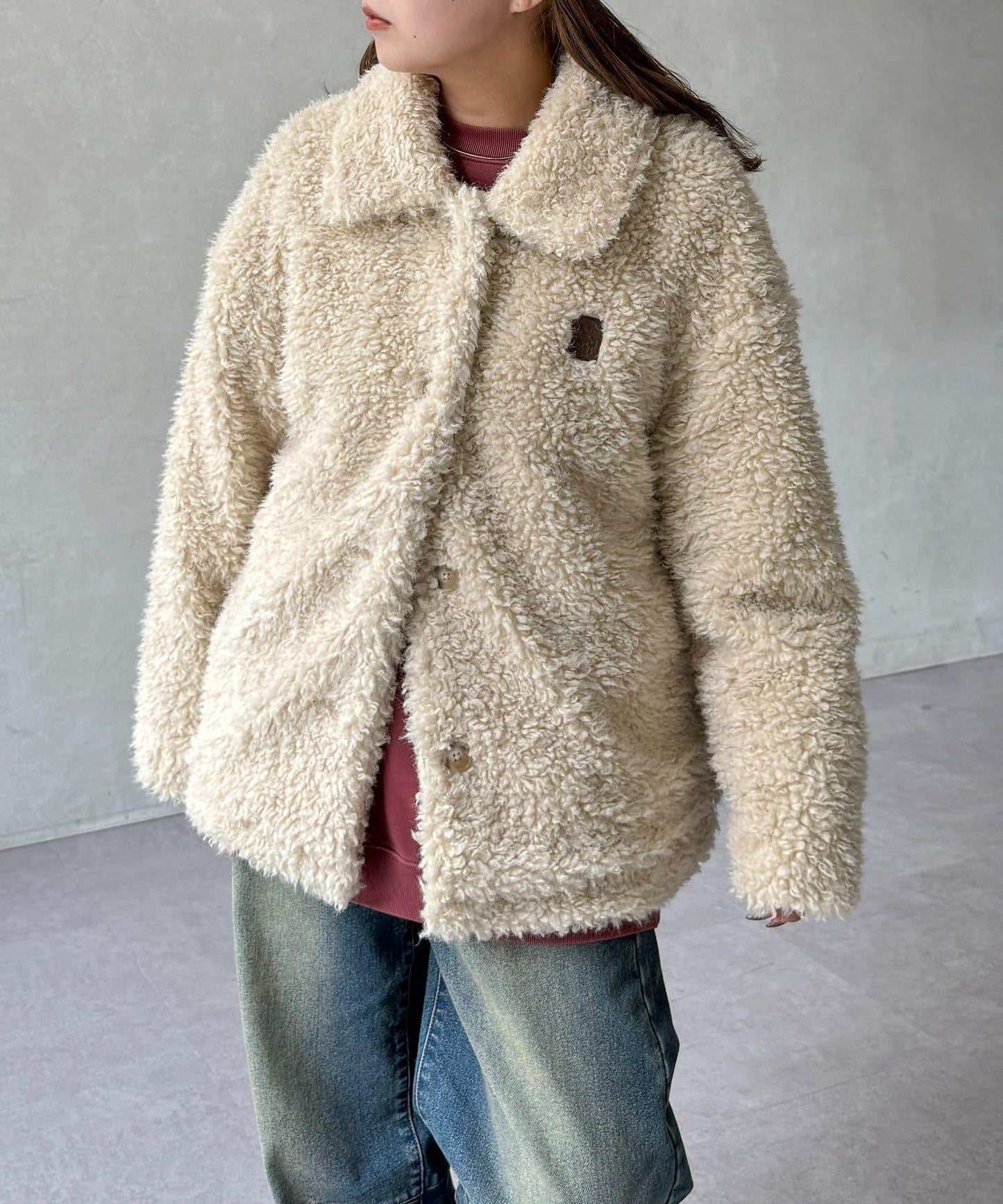 【U.S. POLO ASSN. 】仿毛外套