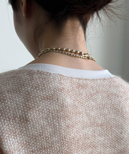 馬海毛混紡套頭衫